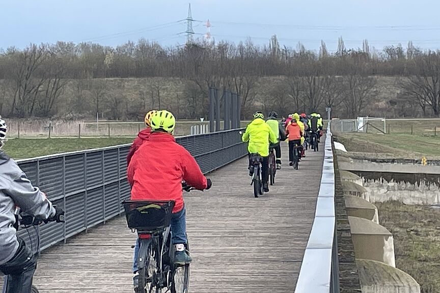 ADFC OG Cas.-R. auf dem Emscherradweg Emscherradweg
