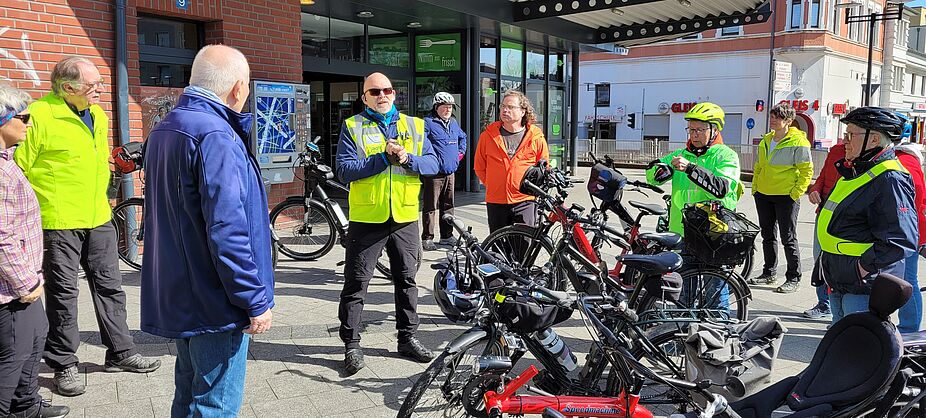 Start am HbF Castrop-Rauxel Begrüßung am HbF Castrop-Rauxel