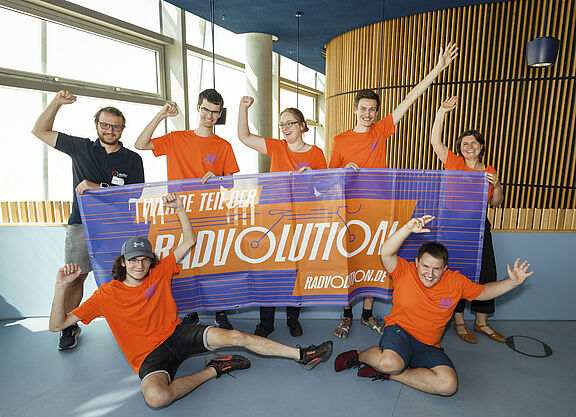 Die Arbeitsgruppe Junge Menschen macht mit bei der RadVolution!